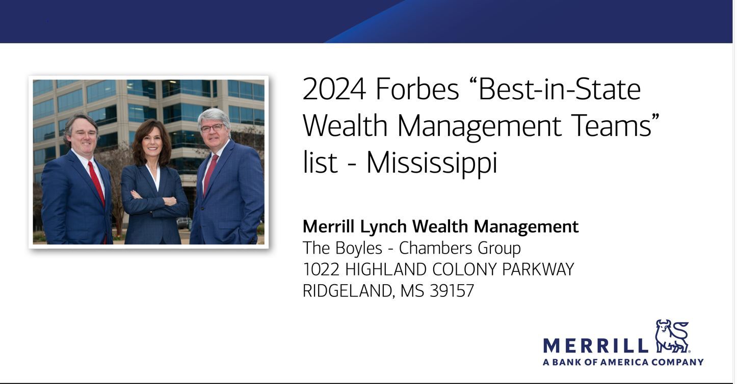 mediahandler/media/*Source: The Forbes "Best-in-State Wealth Management Teams" list, published on January 12, 2023. Rankings based on data as of March 31, 2022.  Data provided by SHOOK® Research, LLC . Forbes "Best-in-State Wealth Management Teams" ranking was developed by SHOOK Research and is based on in-person, virtual and telephone due diligence meetings and a ranking algorithm that includes: a measure of each team's best practices, client retention, industry experience, review of compliance records, firm nominations; and quantitative criteria, including: assets under management and revenue generated for their firms. Investment performance is not a criterion because client objectives and risk tolerances vary, and advisors rarely have audited performance reports. Rankings are based on the opinions of Forbes and not representative nor indicative of any one client's experience, future performance, or investment outcome and should not be construed as an endorsement of the advisor. Rankings and recognition from Forbes are no guarantee of future investment success and do not ensure that a current or prospective client will experience a higher level of performance results. SHOOK's research and rankings provide opinions intended to help investors choose the right financial advisor and team, and are not indicative of future performance or representative of any one client's experience. Past performance is not an indication of future results. Neither Forbes nor SHOOK Research receive compensation in exchange for placement on the ranking. For more information, please see www.SHOOKresearch.com. SHOOK is a registered trademark of SHOOK Research, LLC.